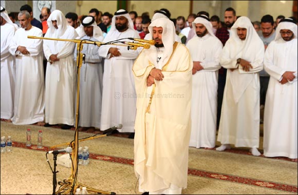 6,000 worshippers prayed with Sheikh Saad bin Said Al-Ghamdi at Grand Mosque of Rashidiya in Dubai