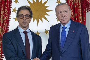 UAE Delegation Led by His HighnessMansour bin Zayed Al Nahyan VisitsTürkiye to S