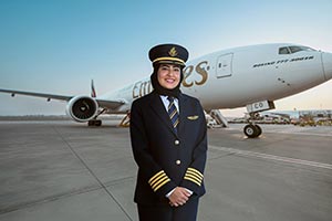 Emirates promotes its first Emirati female captains, inspiring the next generati